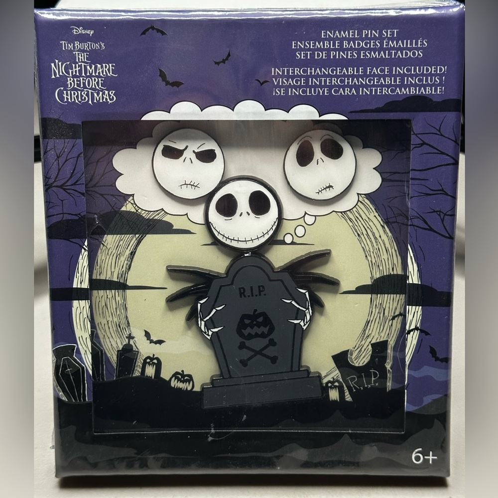 BNIB Disney Loungefly NBC Jack Pin Set